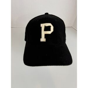 Portland Gear P Cap Black Wool Blend Strapback Oregon Logo Hat Adjustable
